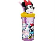 BICCHIERE 3D C/CANNUCCIA MINNIE 360ml ECOZEN