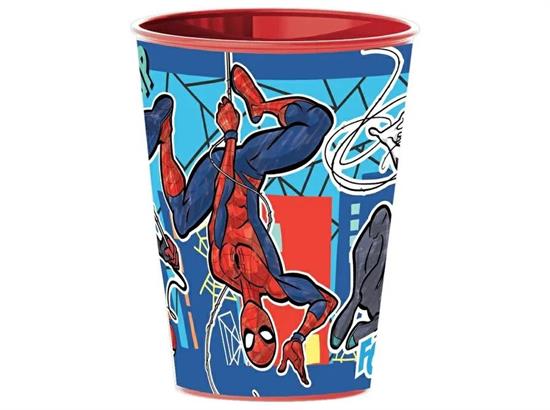 BICCHIERE PLASTICA SPIDERMAN