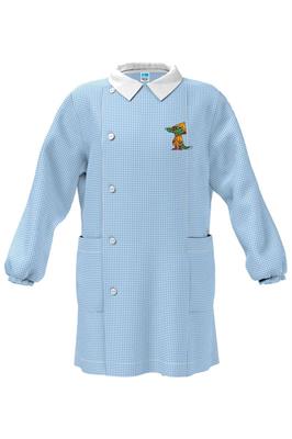 GREMBIULE ASILO AZZURRO 55 COCCODRILLO 4anni