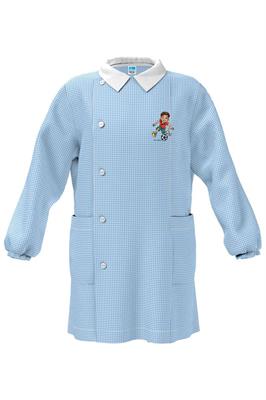 GREMBIULE ASILO AZZURRO 65 CALCIO 6anni
