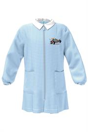 GREMBIULE ASILO AZZURRO CERNIERA 55 CAR 4anni