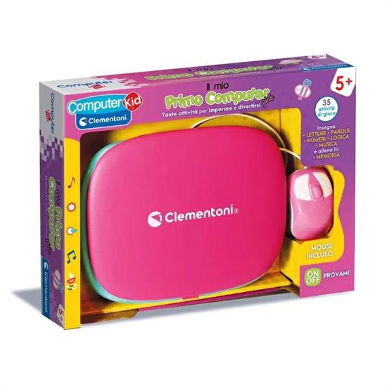 COMPUTER LAPTOP 5+ PRIMO COMPUTER CON MOUSE PINK