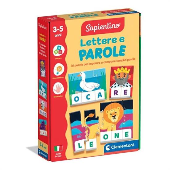 SAPIENTINO LETTERE E PAROLE MONTESSORI