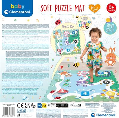 TAPPETO 1-2-3... ANIMALS 3x3 9 TESSERE