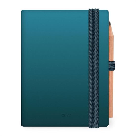 AGENDA 2027 12mesi 2-DAY DEEP TEAL 7x10 LEGAMI