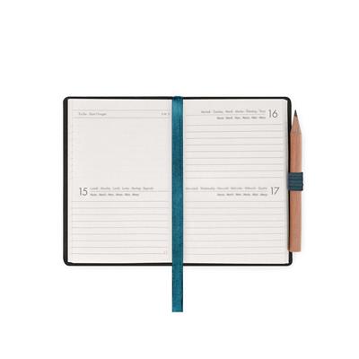 AGENDA 2027 12mesi 2-DAY DEEP TEAL 7x10 LEGAMI