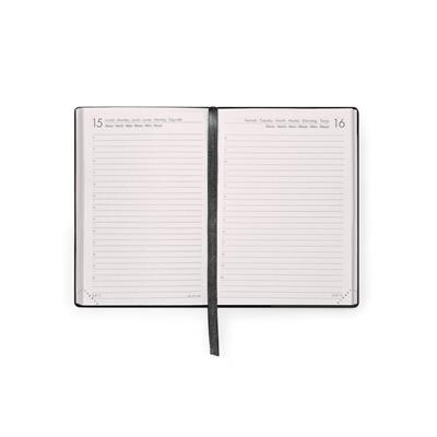AGENDA 2027 12mesi DAY BLACK SUIT 9,5x13,5 LEGAMI