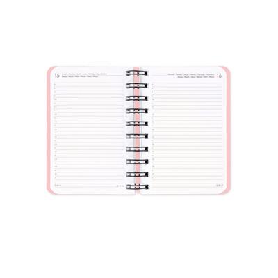 AGENDA 2027 12mesi DAY SPIRALE CROISSANT 8,5x13 LEGAMI