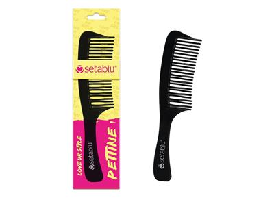 PETTINE DENTI DOPPI SCIOGLI NODI NERO