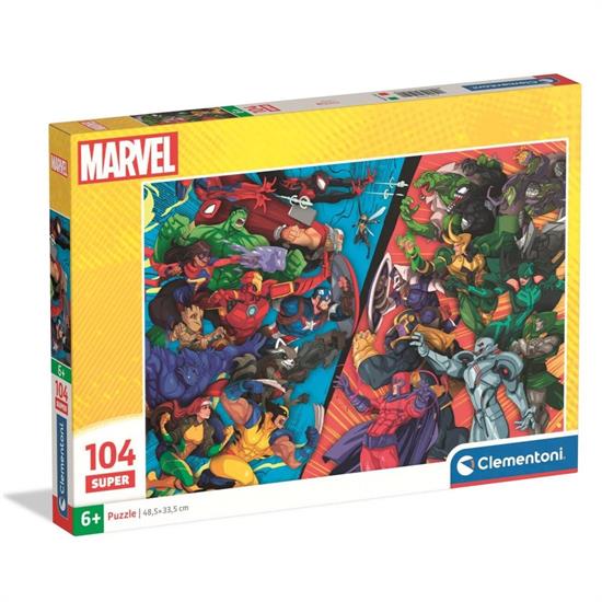 PUZZLE 104 MARVEL HEROES vs VILLAINS