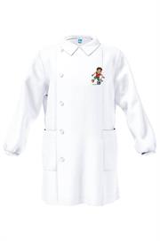 GREMBIULE ASILO BIANCO BIMBO 60 CALCIO 5anni