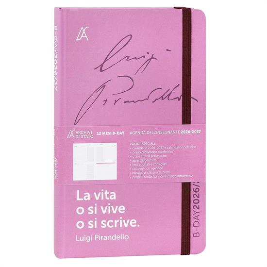 AGENDA 2027 INSEGNANTE BIDAY 12mesi PIRANDELLO ARCHIVIO DI STATO