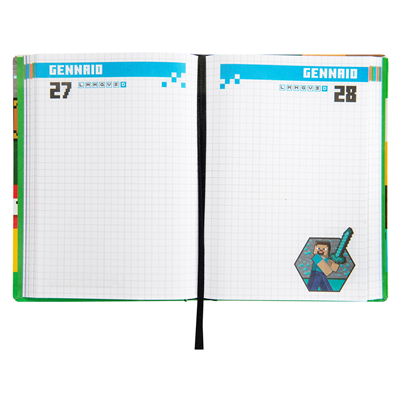 DIARIO MINECRAFT STD PATTERN PIXEL