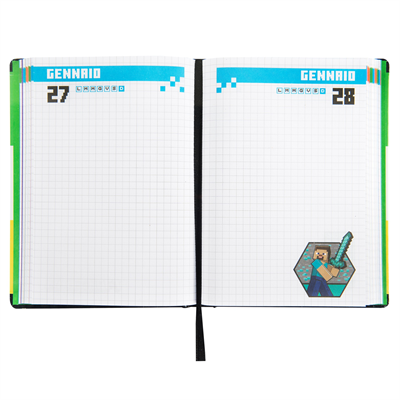 DIARIO MINECRAFT STD STRIPE PIXEL