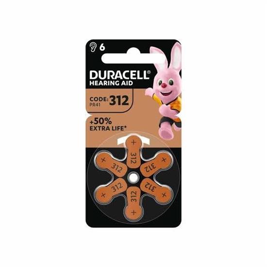 DURACELL ACUSTICA 312 MARRONE 6pz new