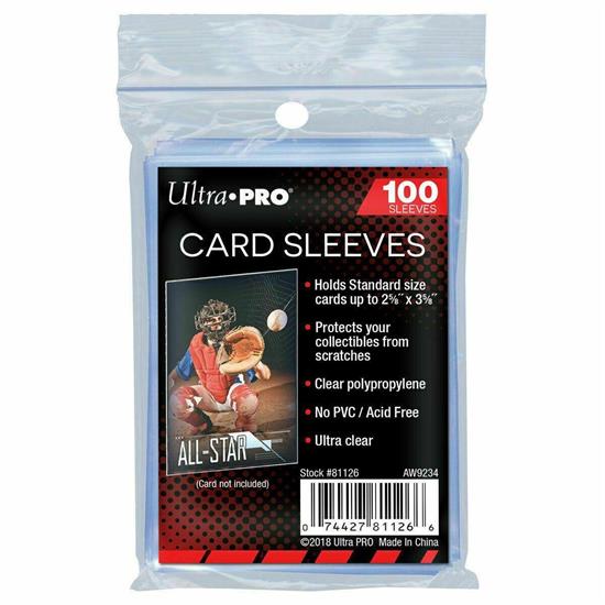 ULTRA PRO 100 BUSTINE TRASPARENTI MORBIDE 63x88 mm