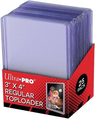 ULTRA PRO 25 TOPLOADER TRASPARENTE 3x4