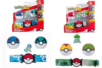 POKEMON CLIP'N GO POKE' BALL SET CINTURA ASS.4