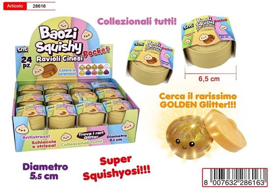 BAOZI 5,5cm POCKET SQUISHY - RAVIOLO CINESE
