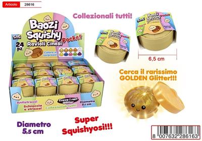 BAOZI 5,5cm POCKET SQUISHY - RAVIOLO CINESE