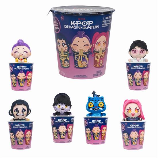 K-POP DEMON HUNTERS BLIND BOX CUP RAMEN C/PELUCHE 10cm