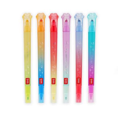 PENNARELLI DOPPIA PUNTA 6pz LEGAMI - MEOW KITTY