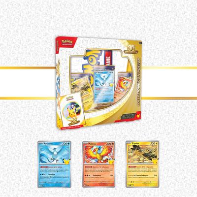 POKEMON 30° ANNIVERSARIO - 3 BUSTE + POSTER ita