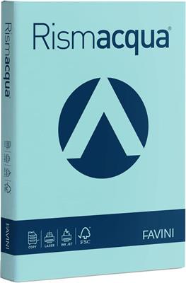 RISMACQUA A4 CELESTE 200gr 125ff col.08