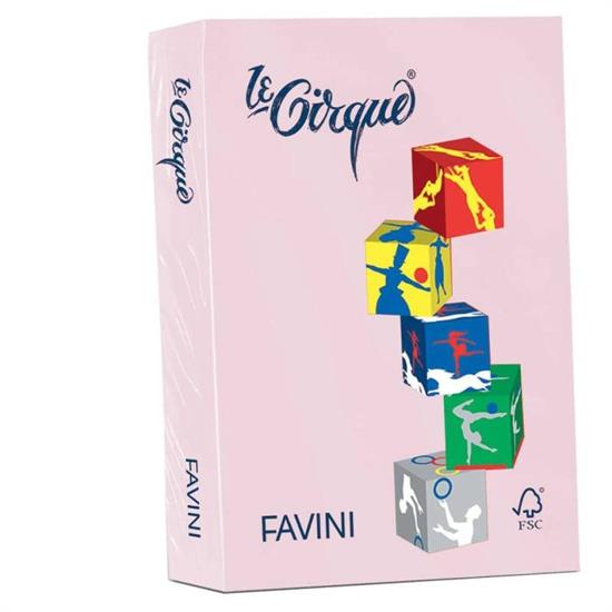 RISMA LE CIRQUE A4 ROSA 80gr 500ff col.108