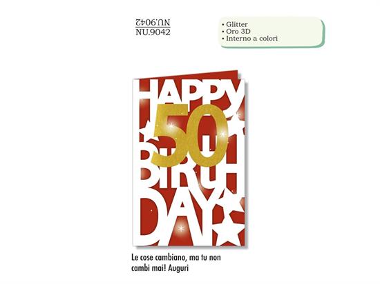 BIGLIETTO 50 ANNI NUMERO