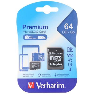 MICRO SD 64GB VERBATIM