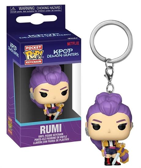 FUNKO POP K-POP DEMON HUNTERS PORTACHIAVI 4cm - RUMI