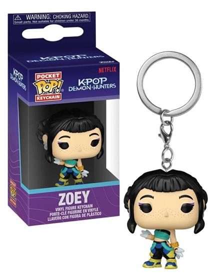 FUNKO POP K-POP DEMON HUNTERS PORTACHIAVI 4cm - ZOEY