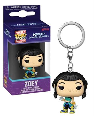FUNKO POP K-POP DEMON HUNTERS PORTACHIAVI 4cm - ZOEY