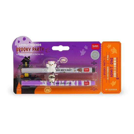 PENNE GEL 2pz LEGAMI LOVELY FRIENDS - HALLOWEEN 2026 limited ed.
