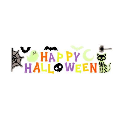 ADESIVI IN GEL PER FINESTRA LEGAMI - HAPPY HALLOWEEN