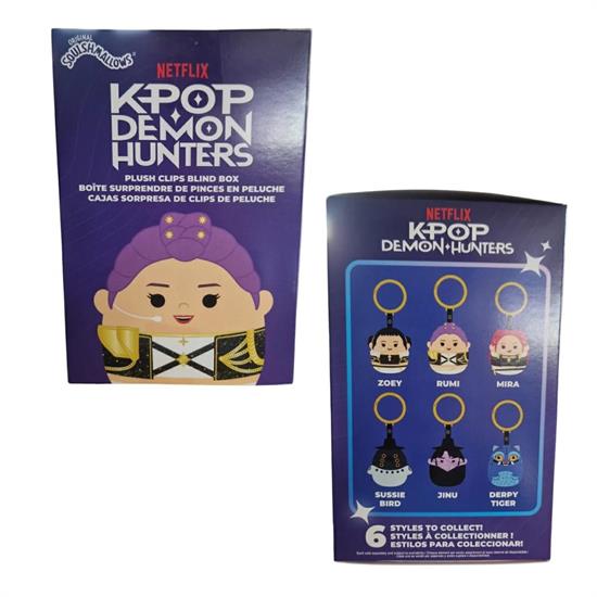 K-POP DEMON HUNTERS SQUISHMALLOWS BLIND BOX CLIP ON 10cm