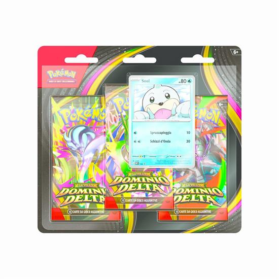 POKEMON MEGAEVOLUZIONE - M6 DOMINIO DELTA - 3 BUSTE + MONETA ita