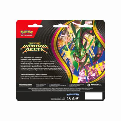 POKEMON MEGAEVOLUZIONE - M6 DOMINIO DELTA - 3 BUSTE + MONETA ita
