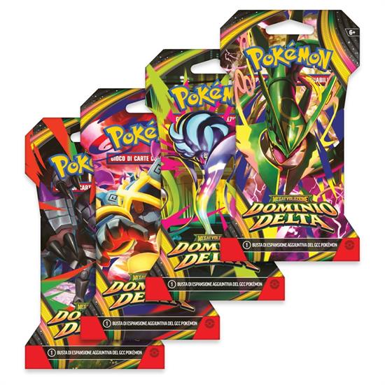 POKEMON MEGAEVOLUZIONE - M6 DOMINIO DELTA - BUSTA PAPER SLEEVE