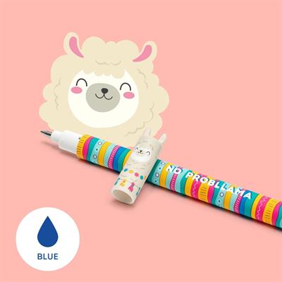 PENNA CANCELLABILE LEGAMI - LLAMA - ink blu