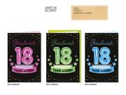 BIGLIETTO 18 ANNI BLACK & GOLD