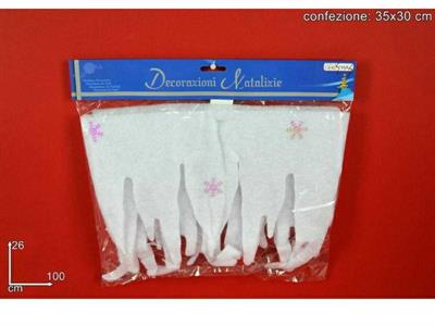BORDO NEVE GLITTER cm26x1mt  .m