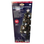 ALBERO FIBRE OTTICHE 90cm BIANCHE + 20 LED BIANCO