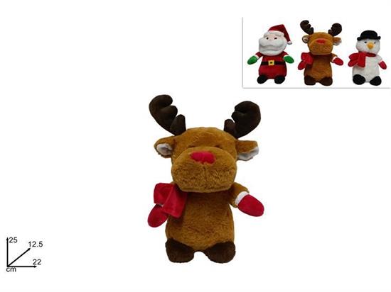 PELUCHE NATALE ASS. 25cm