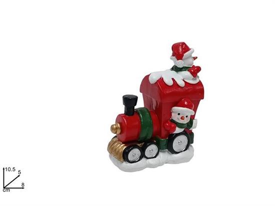 TRENINO NATALE C/PUPAZZO NEVE