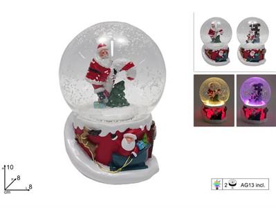 PALLA NEVE 8cm C/LUCE