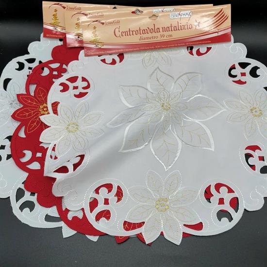 CENTROTAVOLA TESSUTO STELLA ALPINA 39cm .m