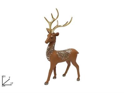RENNA 31cm CON DECORI ORO