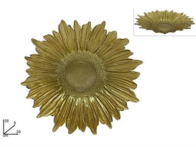 CENTROTAVOLA VETRO ORO